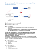Salesmanagement en customer psychology