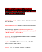 PSYC 230 UIUC EXAM 2 LATEST 2024 QUESTIONS AND ANSWERS,GOOD GRADE IS GUARANTEED GRADE A+ 