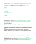 BIOD 151 MODULE 1 EXAM QUESTIONS AND ANBSWERS//ALREADY  GRADED A+