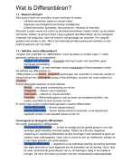 Samenvatting \'Differentiëren is te leren!\'