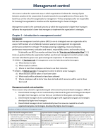 Management Control Systems - Anthony