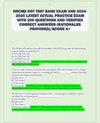 NYS EMT-B STATE EXAM WRITTEN LATEST  UPDATE 2024/2025 WITH COMPLETE 200  QUESTIONS AND 100% VERIFIED  CORRECT ANSWERS/GRADED A+