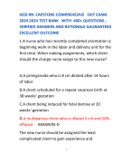 NCLEX RN 2024 PHARMACOLOGY  PREDICTOR EXAM WITH VERIFIED  ANSWERS AND RATIONALE