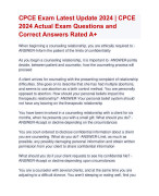 Adult Residential Facility (ARF) Practice  Actual Exam Update 2024 | Adult Residential  Facility Practice (ARF) Exam Latest 2024  Questions and Correct Answers Rated A+ | Verified  Adult Residential  Facility Practice (ARF) Exam  2024 Quiz with Accurate Solutions Aranking Allpass 