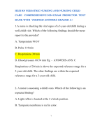 HESI RN MENTAL HEALTH 2024 PREDICTOR EXAM WITH  VERIFIED ANSWERS  GRADED A+