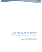 Samenvatting Marketing de essentie