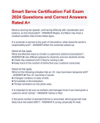 CCHT Exam Latest Update 2024| CCHT  Actual Exam 2024 Questions and  Correct Answers Rated A+ | Verified CCHT Exam 2024 Quiz with Accurate Solutions Aranking Allpass