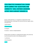 CSFA PRACTICE EXAM(ACTUAL EXAM) WITH CORRECT 90+ QUESTIONS AND CORRECTLY  WELL DEFINED ANSWERS LATEST 2024 ALREADY GRADED A+         