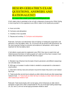 2023/2024 HESI Pediatric (PEDS) RN ACTUAL Exit Exam: V1 & V2 Questions and Answer  100%correct/verified Guaranteed Satisfaction