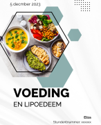 Plan van Aanpak Voeding en Diëtetiek