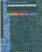 Samenvatting Overheidscommunicatie