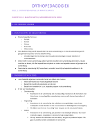 Samenvatting orthopedagogiek eerste jaar