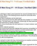 RN HESI MED SURG V1 - V4 EXAM VERIFIED QUESTIONS & ANSWERS 2024/2025