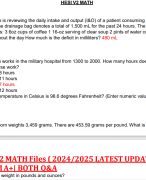 HESIA2 MATH Files ( 2024/2025 LATEST UPDATE ) Graded A+| BOTH Q&A