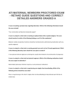 AANP FNP CERTIFICATION LATEST WITH 200 REAL EXAM QUESTIONS AND CORRECT ANSWERS (VERIFIED ANSWERS) AGRADE-COMPLETE