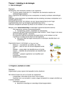 Biologie voor jou VWO 4 - Thema 1: Inleiding in de biologie 
