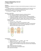 Biologie voor jou VWO 5 - Thema 9: Stofwisseling in een cel