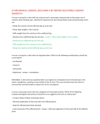 ATI RN MEDICAL SURGICAL PROCTORED 2024 TEST BANK ACTUAL EXAM ALL 220 QUESTIONS AND CORRECT  DETAILED ANSWERS WITH RATIONALES (VERIFIED  ANSWERS) |ALREADY GRADED A+