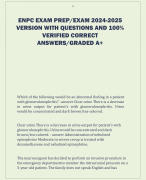 ENPC EXAM PREP/EXAM 2024-2025  VERSION WITH QUESTIONS AND 100%  VERIFIED CORRECT  ANSWERS/GRADED A+