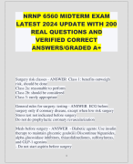 NRNP 6560 MIDTERM EXAM LATEST 2024 UPDATE WITH 200  REAL QUESTIONS AND  VERIFIED CORRECT  ANSWERS/GRADED A+
