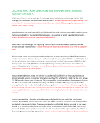 CPCU 552 REAL EXAM QUESTIONS AND ANSWERS LATETS EXAM//  ALREADY GRADED A+