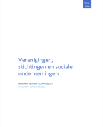 Verenigingen, stichtingen en sociale ondernemingen - Lesnotities (zeer uitgebreid) + inhoudstafel + 