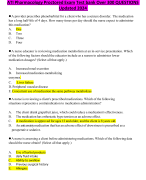 ATI Pharmacology Proctored Exam Test bank Over 300 QUESTIONS Updated 2024 