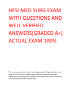 MEDI SURG ATI RETAKE 2 EXAM WITH  QUESTIONS AND WELL VERIFIED  ANSWERS [GRADED A+] ACTUAL EXAM  100%] NEW!!NEW!!