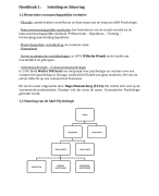 Samenvatting Inleiding tot Arbeids- en Organisatiepsychologie 
