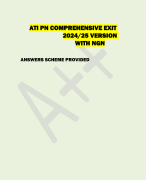 ATI PN COMPREHENSIVE EXIT  2024/25 VERSION  WITH NGN