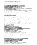Verpleegkunde Kennistoets PAAF Samenvatting Leerjaar 3