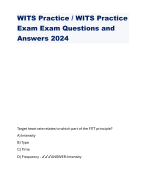 BARKLEY FNP / LEIK FNP Practice Questions EXAM 2024 AND EXAM PRACTICE TEST BANK WITH A STUDY GUIDE ACCURATE QUESTIONS AND DETAILED ANSWERS GUARANTEED PASS GRADED A LATEST UPDATE