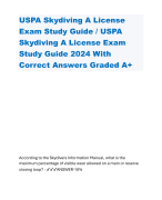 2024 Barkley FNP Review / FNP Board Certification Practice Questions| Orthopedics LATEST EXAM WITH 100% VERIFIED SOLUTION 2024