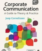 Samenvatting Corporate Communication H1, 3 & 11 -  Joep Cornelissen