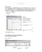 Samenvatting Statistiek met SPSS, Toegepaste Psychologie 