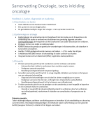 Samenvatting toets inleiding oncologie Erasmus MC, hoofdstuk 1, 2, 3, 4, 7, 8, 9, 1363