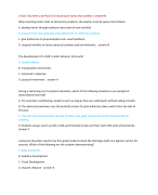 TEXAS TEACHERS 158 PRACTICE EXAM QUESTIONS AND CORRECT ANSWERS  When teaching motor skills to elementary students, the teacher must be aware that children