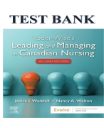 YODER-WISE’S LEADING AND MANAGING IN CANADIAN NURSING, 2ND EDITION, PATRICIA S. YODER-WISE, JANICE