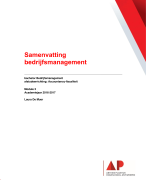 Bedrijfsmanagement: inleiding