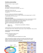 Samenvatting genetica