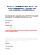 AIC 300 – CLAIM IN AN EVOLVING WORLD EXAM  QUESTIONS AND CORRECT ANSWERS WITH  RATIONALES 2024 UPDATE GRADED A+ 