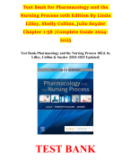 Test Bank For Pharmacology and the Nursing Process, 10th - 2023 All Chapters