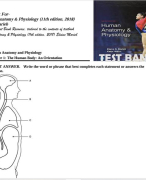 Test Bank Anatomy & Physiology- The Unity of Form and Function, 9th Edition Saladin (Updated Version 2024)