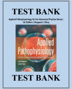 Applied Pathophysiology for the Advanced Practice Nurse 1st Edition Dlugasch Story Test Bank