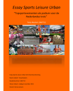 Essay Sportevenementen 