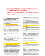 HESI PATHOPHYSIOLOGY FNP V2 2024 UPDATE PATHOPHYSIOLOGY HESI FNP  100 PRACTICE  QUESTIONS AND ANSWERS| KEY TO SUCCESS 