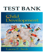 Child Development 9th Edition by Laura E. Berk Test Bank