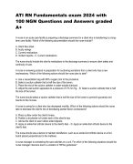 ATI RN Fundamentals Practice exam 2024 B with NGN Questions and Answers pass   