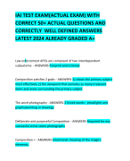 IAI TEST EXAM(ACTUAL EXAM) WITH CORRECT 50+ ACTUAL QUESTIONS AND CORRECTLY  WELL DEFINED ANSWERS LATEST 2024 ALREADY GRADED A+