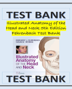 Illustrated Anatomy of the Head and Neck 5th Edition Fehrenbach Test Bank